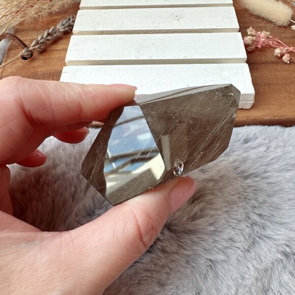 Gorgeous Rutilated Quartz Free Form - Picture 5 of 7